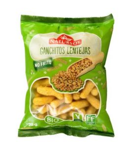 Ganchitos Lentejas Bio Vegan 75g Natursoy