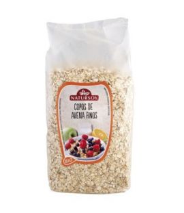 Copos Avena Finos Bio Vegan 500g Natursoy