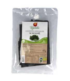 Algas Wakame desecadas Bio Vegan 50g Vegetalia