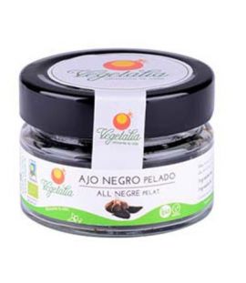 Organic Fermented Peeled Black Garlic Vegan 50g Vegetalia