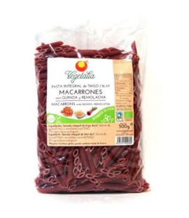 Macaroni with Quinoa and Organic Beetroot 500g Vegetalia