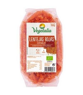 Espirales Lentejas Rojas Bio Vegan 250g Vegetalia