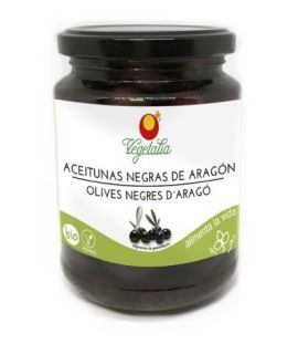 Black Olives from Aragon Bio Vegan 220g Vegetalia