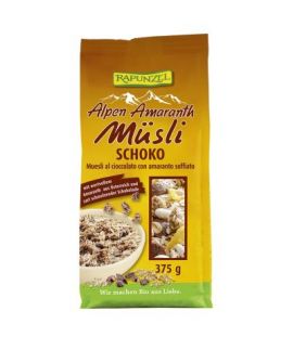 Organic Choco Amaranth Muesli 375g Rapunzel