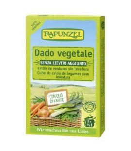 Vegetable Broth Cubes Without Yeast 9x8g Rapunzel