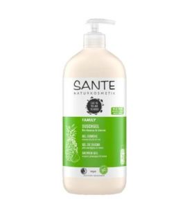 Organic Vegan Pineapple Lemon Shower Gel 950ml Sante