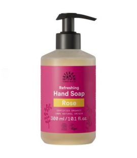 Hand Soap with Dispenser Roses 300ml Urtekram