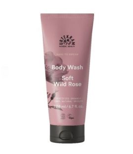 Solft Wild Rose Bath Gel 200ml Urtekram