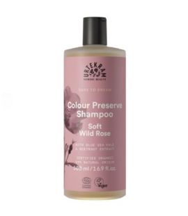 Soft Wild Rose Vegan Shampoo 500ml Urtekram