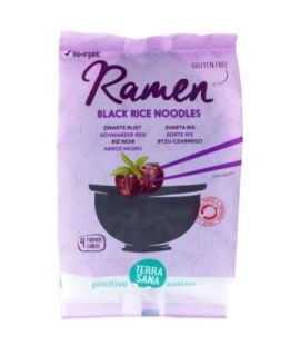 Black Rice Noodles for Ramen 280g Terrasana