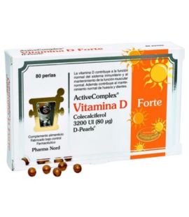 ActiveComplex Vit.D Forte 80Mcg 3.200Ui 80perlas Pharma Nord