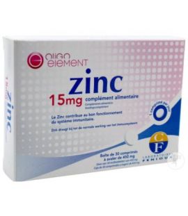 Zinc 15Mg 30comp Fenioux