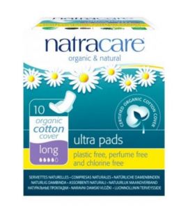 Extra Long Compress with Wings 10 units Natracare