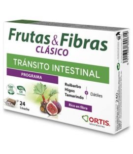 Chewable Fruit and Fiber 24 cubes Ortis