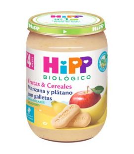 Apple and Banana Potito with Cookies 4M Bio 190g HIPP