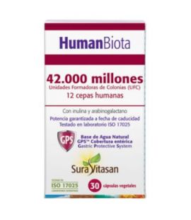 Human Biota Probioticos 42.000 millones Bio 30caps Sura Vitasan