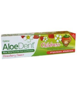 Dentifrico AloeDent para Niños Sabor Fresa 50ml Optima