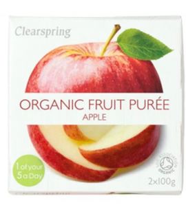 Compota de Manzana Bio 2x100g Clearspring