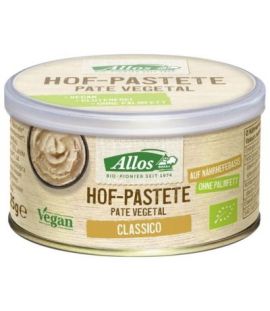 Pate Vegetal Clasico SinGluten Bio Vegan 125g Allos