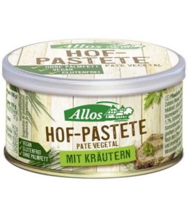 Pate Vegetal Finas Hierbas Bio 125g Allos