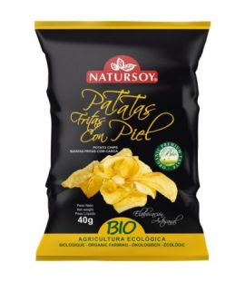 Organic Fried Potatoes with Skin 40g Natursoy