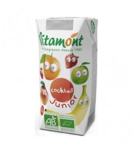 Multifruit Juice Cocktail Junior Bio 6x200ml Vitamont