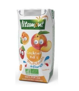 Organic Multifruit Juice 6x200ml Vitamont