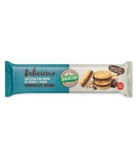 Delicious Cookies Filled with Organic Dark Chocolate 150g Biocop