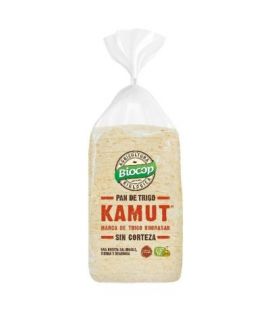 Organic Kamut Wheat Sliced ​​Bread Without Crust 300g Biocop