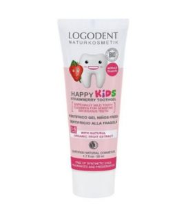 Dentifrico Gel para Niños Fresa Bio 50ml Logona