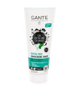 Dentifrico Menta Sin Fluor Bio Vegan 75ml Sante