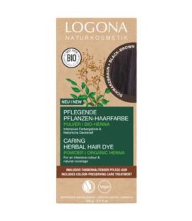 Black Vegetable Dye 101 Intense Bio Vegan 100g Logona