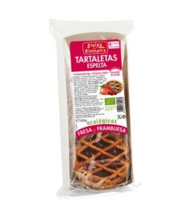 Tartaletas de Espelta Fresa y Frambrgruesa Bio Vegan 4x55g Espiga Bio