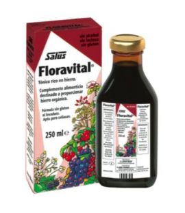 Floravital Rich in Iron Gluten Free Vegan 250ml Salus