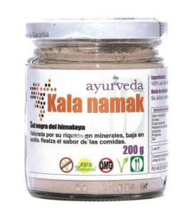 Kala Namak Sal Negra del Himalaya SinGluten Vegan 200g Ayurveda