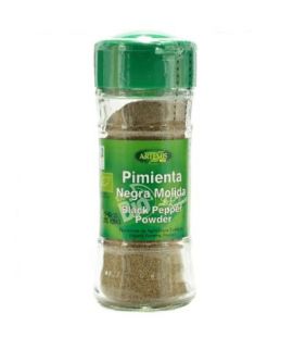 Organic Vegan Ground Black Pepper 38g Artemis