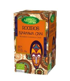 Orange Rooibos and Chai Organic Tea 20inf Artemis