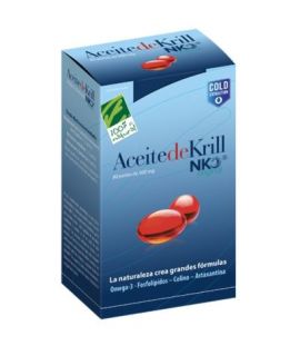 Aceite de Krill NKO 500Mg 80caps 100 Natural