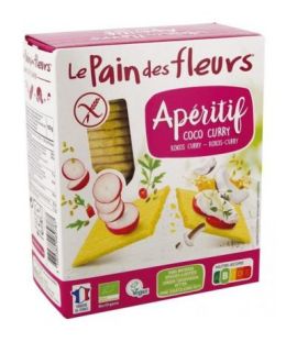 Coconut Toast Curry Aperitif Bio Vegan 150g Le Pain Des Fleurs