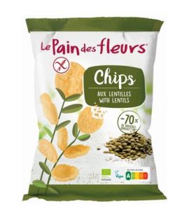 Bio Vegan Gluten-Free Lentil Chips 50g Le Pain Des Fleurs