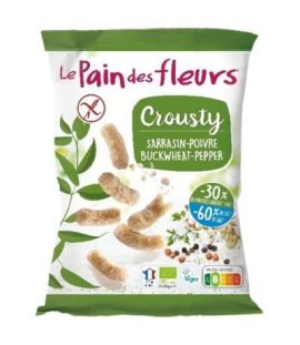 Hooks Crousty Buckwheat Pepper Gluten-Free Eco 75g Le Pain des Fleurs