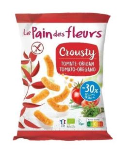 Crousty Tomato and Oregano Hooks Eco 75g Le Pain des Fleurs