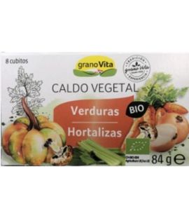 Bio Vegan Vegetable Broth Cubes 84g Granovita