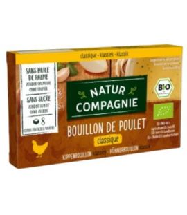 Organic Chicken Broth Cubes 88g Natur Compagnie