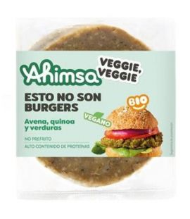 Bio Vegan Vegetable Oat Burger Quinoa and Vegetables Ahimsa