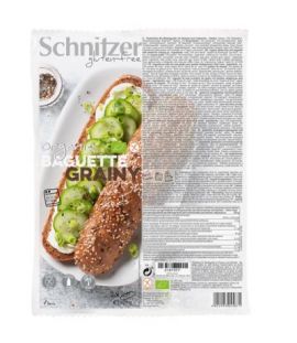 Bio Gluten-Free Baguette Bread with Seeds 320g Schnitzer