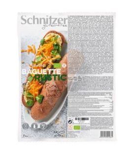 Organic Gluten Free Rustic Baguette Bread 320g Schnitzer