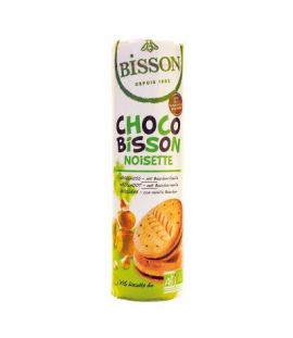 Organic Chocolate Filled Cookies with Hazelnuts 300g Bisson