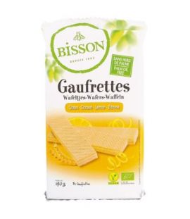 Gaufrettes Wafers Lemon Bio Vegan 190g Bisson