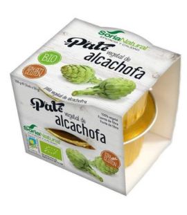 Pate Vegetal de Alcachofa Pack SinGluten Bio Vegan 2x50g Soria Natural